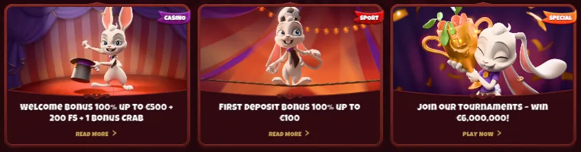 Magius Casino Bonuses